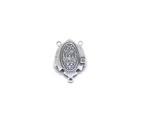 Swarovski Silver Grey Pearl & Indian Sapphire Rosary Beads